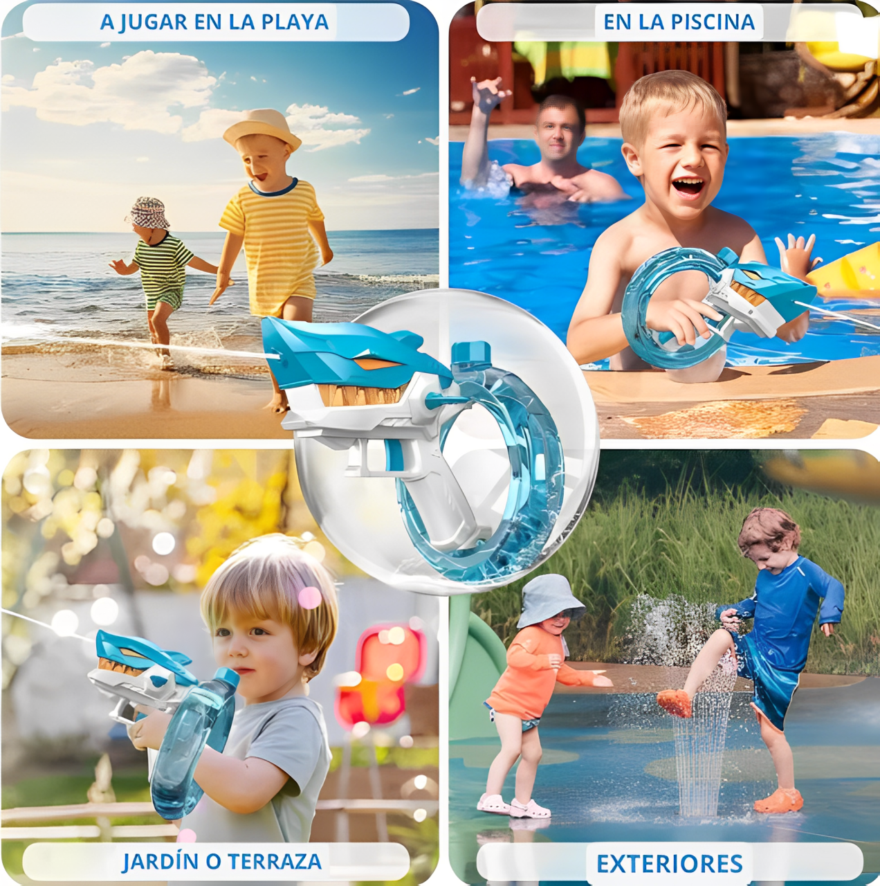 PISTOLA DE AGUA ELECTRICA AQUA SHARK