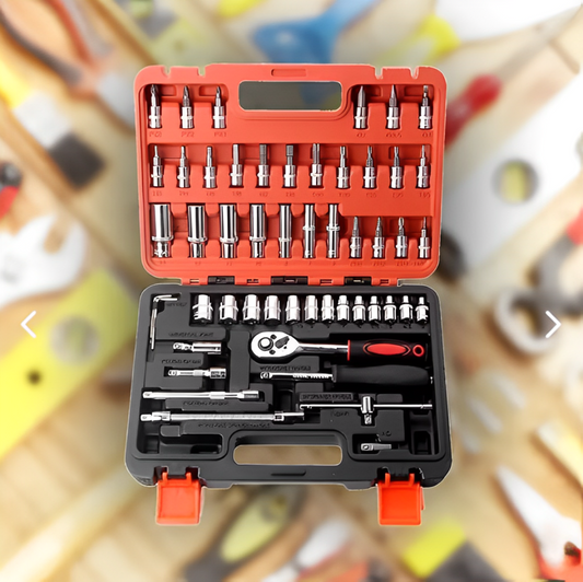 Set herramientas Dados Llaves 53pcs