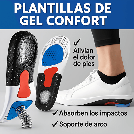 Plantar Pro – Plantillas de Gel Ortopédicas para Comodidad y Soporte