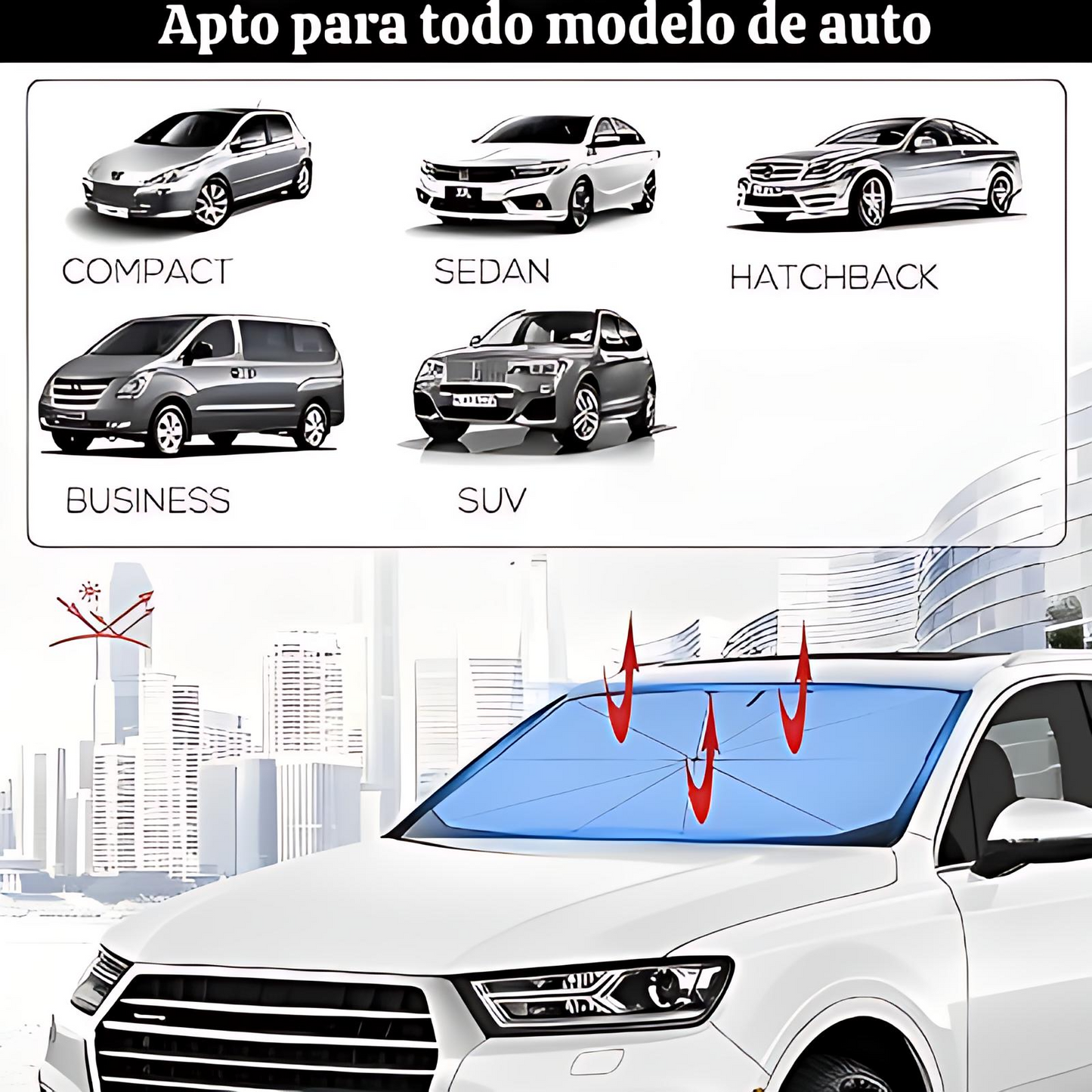 Parasol Plegable Sun-Car