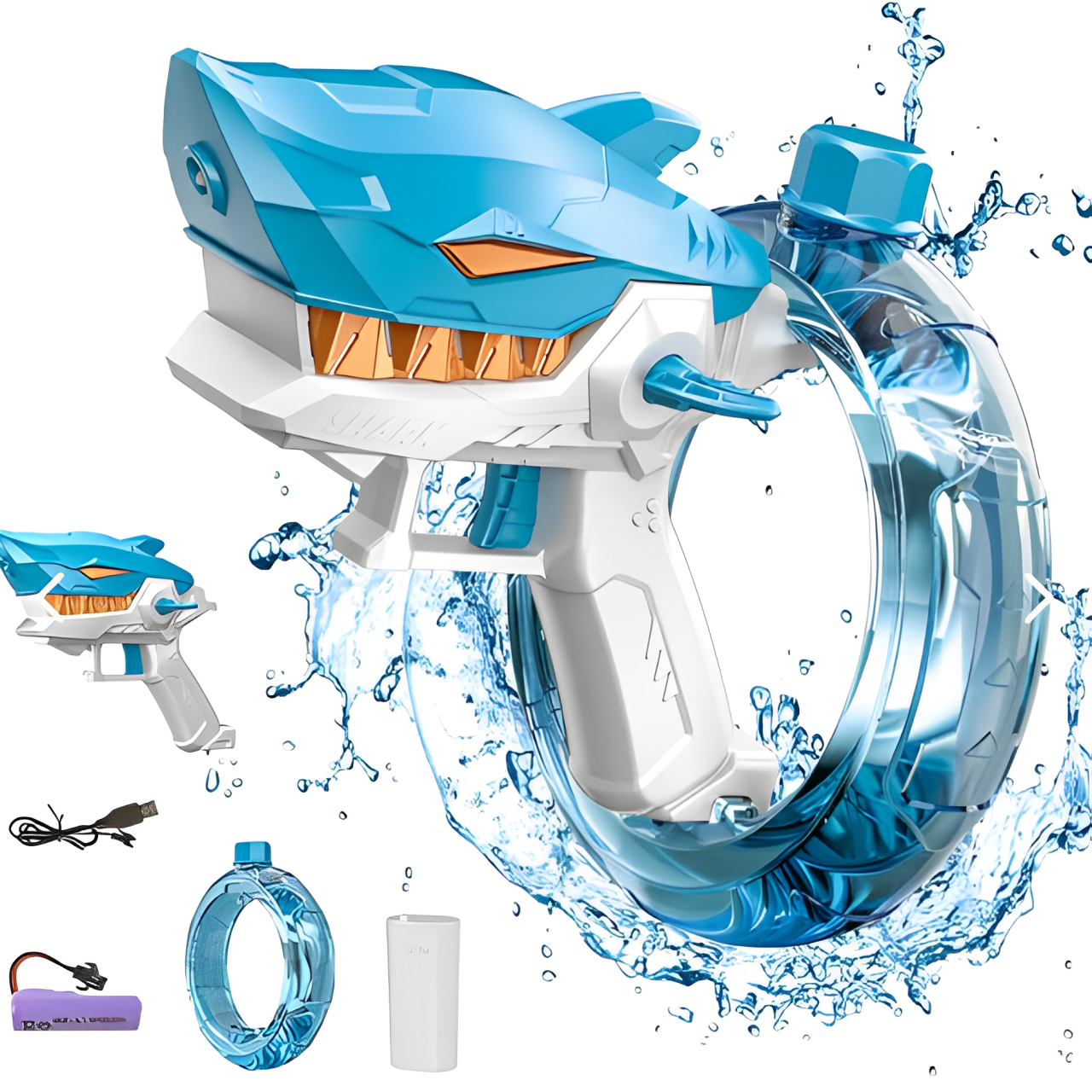 PISTOLA DE AGUA ELECTRICA AQUA SHARK