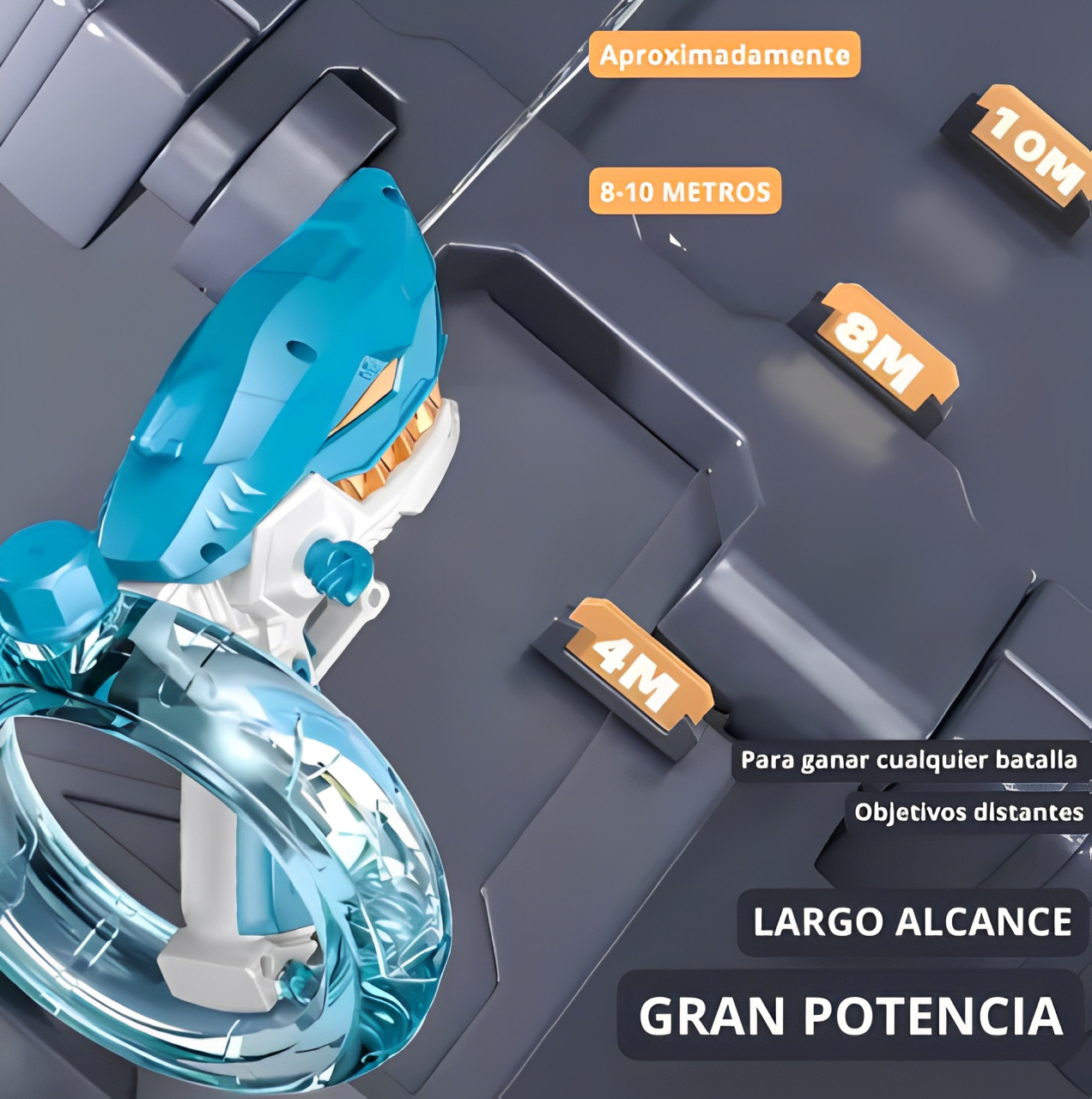 PISTOLA DE AGUA ELECTRICA AQUA SHARK