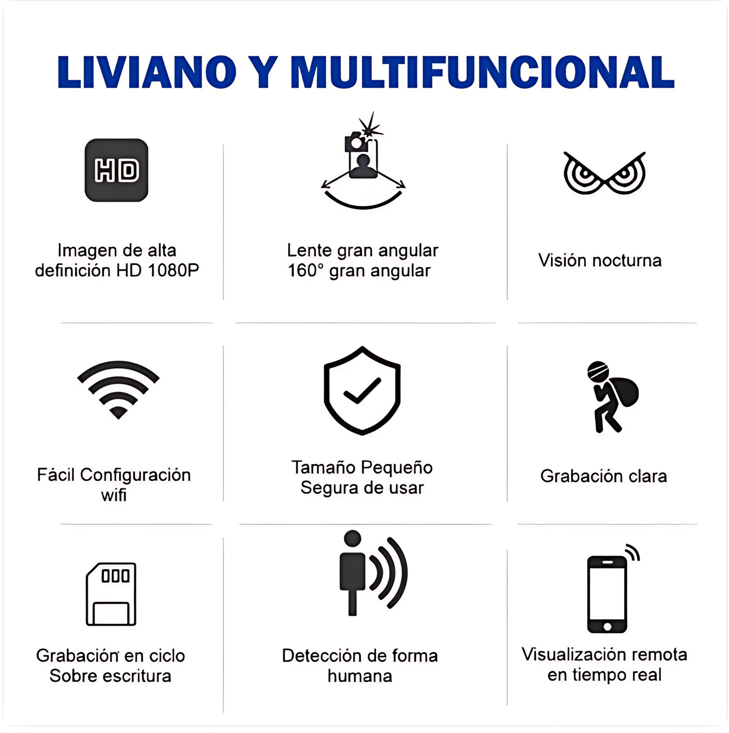 🕵️ Mini Cámara Espía A9 SpyGo™