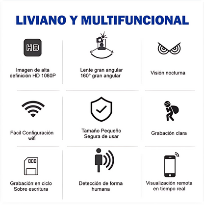 🕵️ Mini Cámara Espía A9 SpyGo™