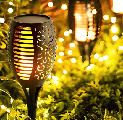 Pack de 4 Antorchas Solares 58cm